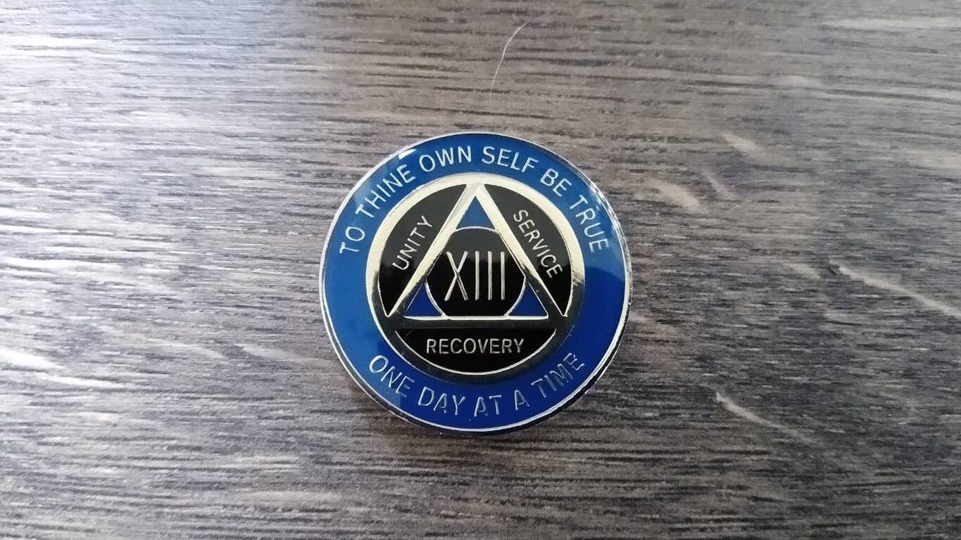 AA mønt 13 år, tri-plate