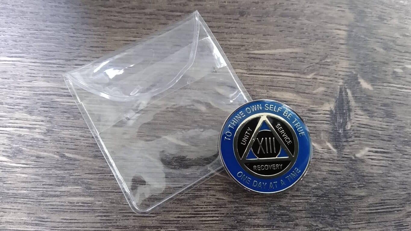 AA mønt 13 år, tri-plate