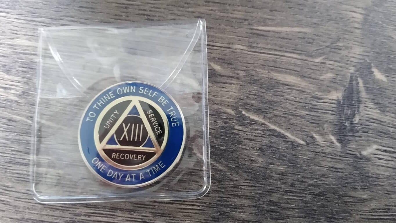 AA mønt 13 år, tri-plate