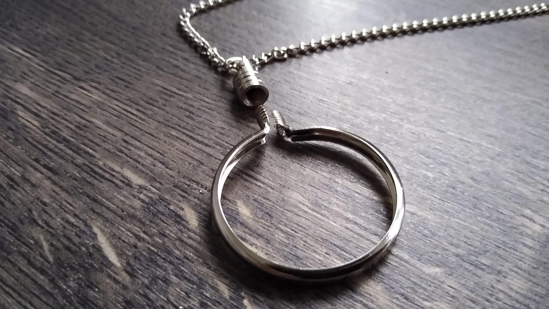 Halskæde sølv – møntholder