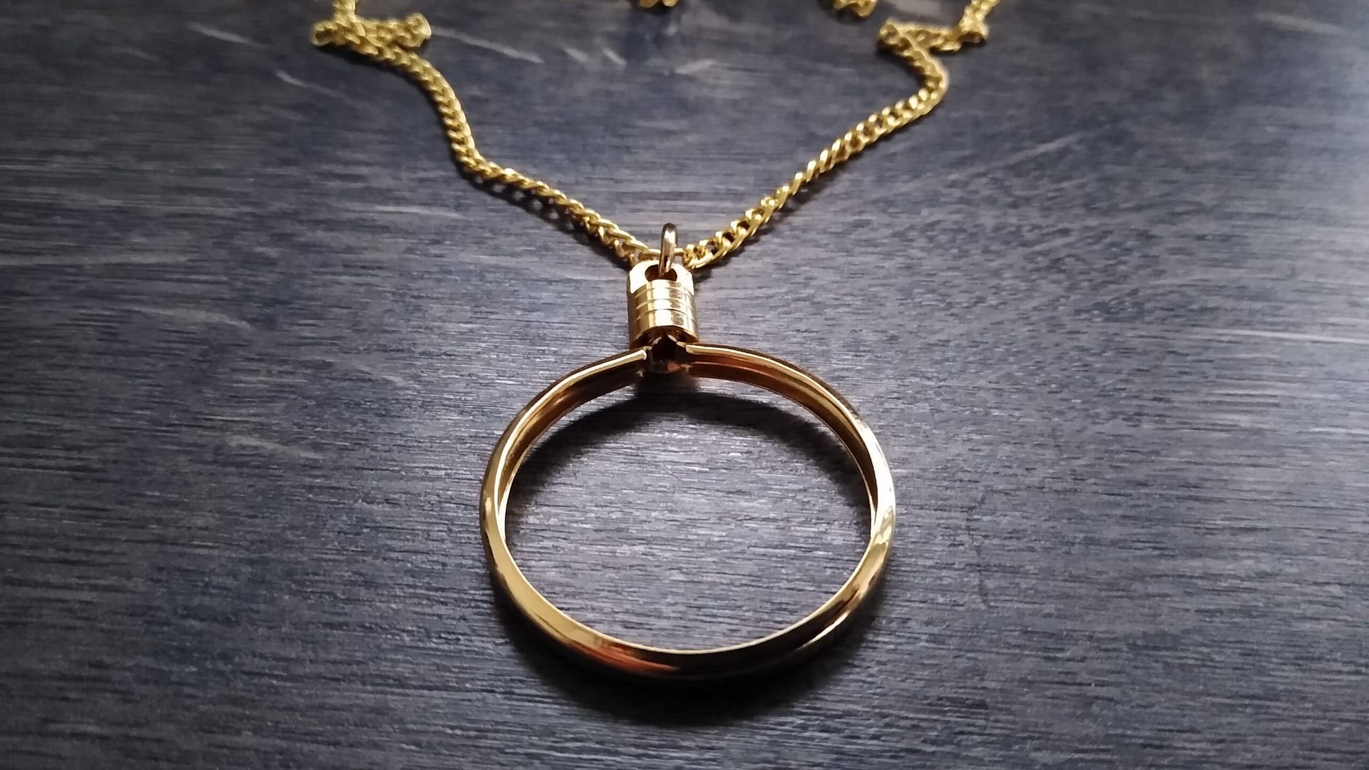 Halskæde guld- møntholder