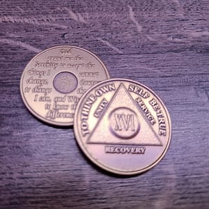 Bronze mønt 16 år