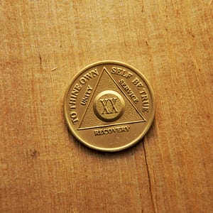 Bronze mønt 20 år