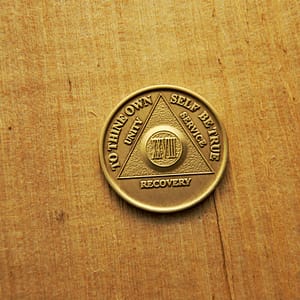 Bronze mønt 28 år