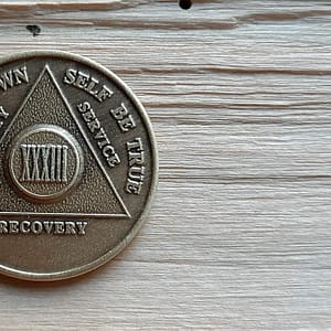Bronze mønt 33 år