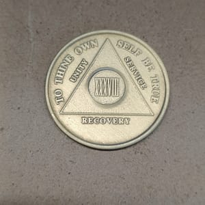 Bronze mønt 38 år