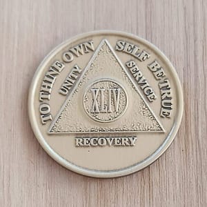 Bronze mønt 44 år