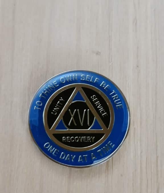 AA mønt 16 år, tri-plate