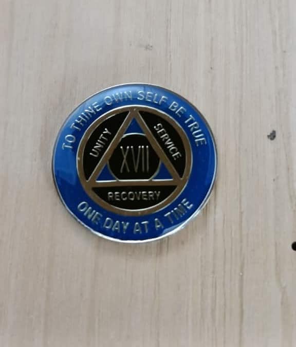 AA mønt 18 år, tri-plate