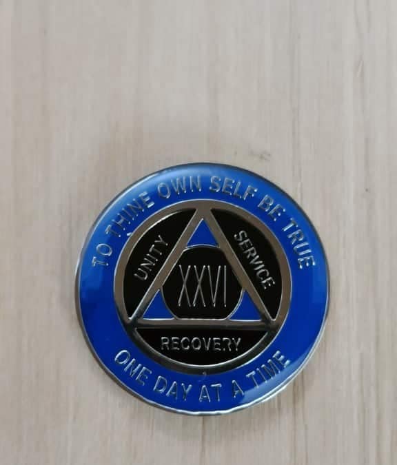 AA mønt 26 år, tri-plate