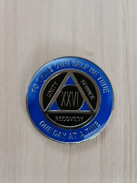 AA mønt 26 år, tri-plate