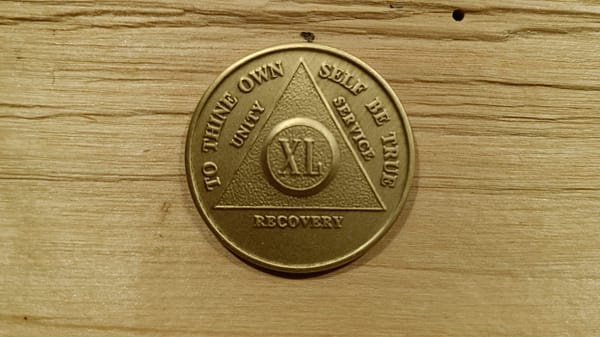 Bronze mønt 40 år