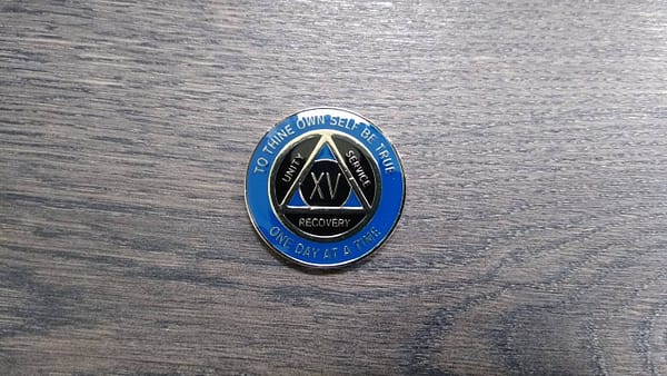 AA mønt 15 år, tri-plate