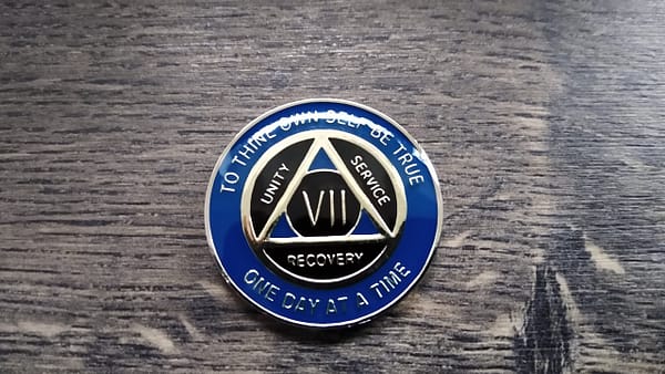 AA mønt 7 år, tri-plate