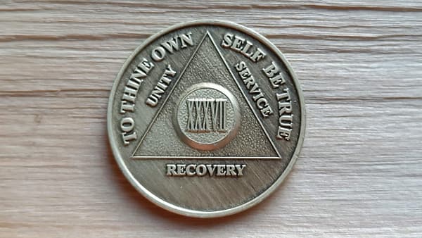 Bronze mønt 37 år