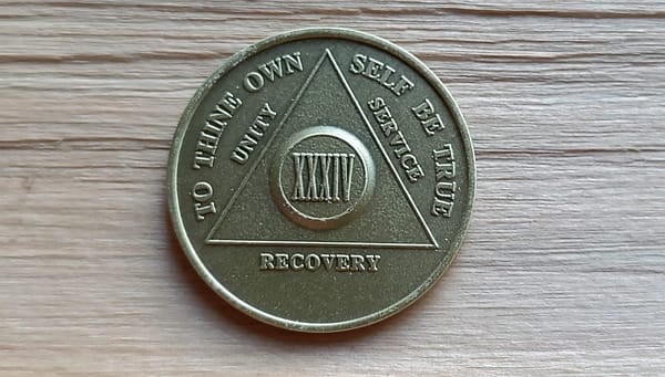 Bronze mønt 34 år