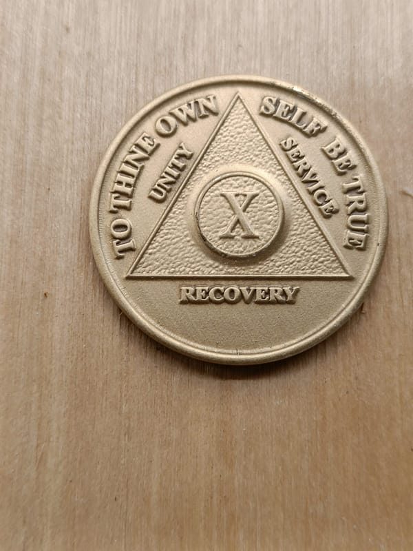 Bronze mønt 10 år