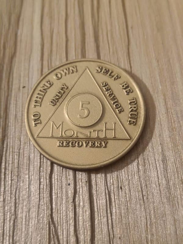 Bronze 5 måneders mønt