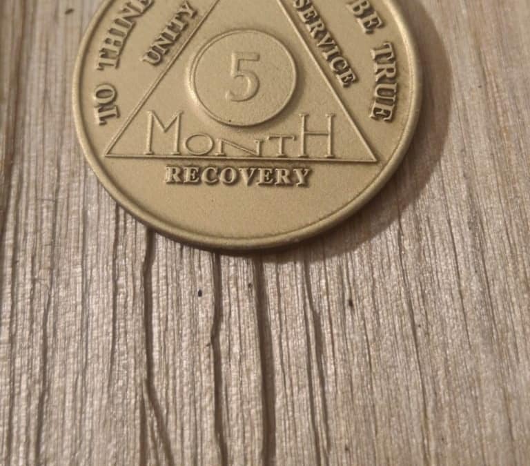 Bronze 5 måneders mønt