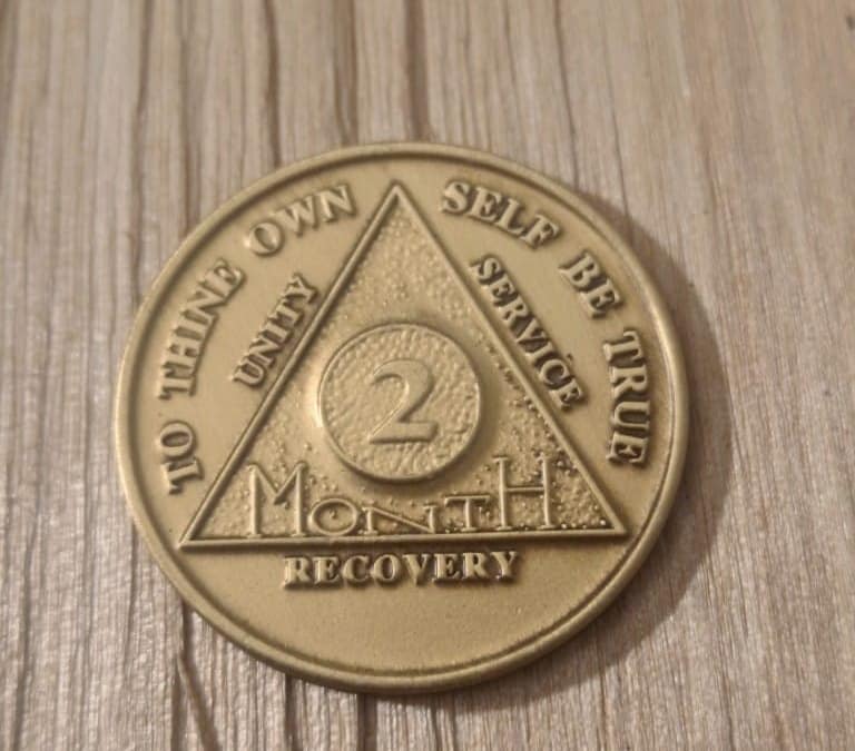 Bronze 2 måneds mønt