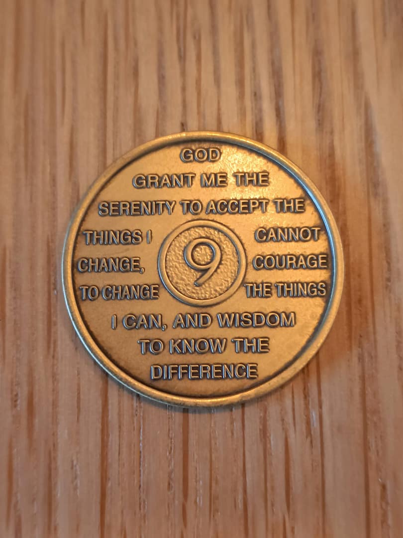 Alanon mønt 9 måned