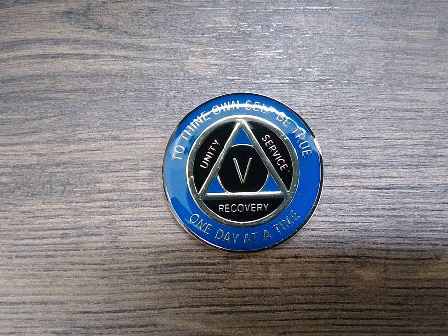 AA mønt 5 år, tri-plate