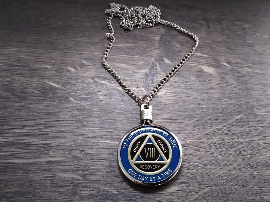 Halskæde sølv – møntholder