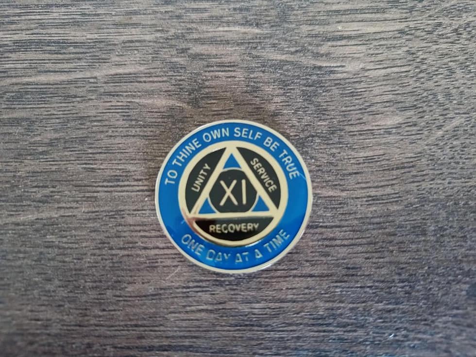 AA mønt 11 år, tri-plate